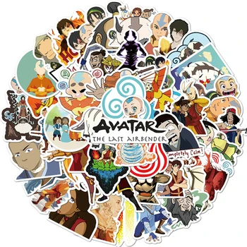10/30/50TK Avatar: The last Airbender Cartoon Kleebised DIY Külmkapp Rula Sülearvuti Graffiti Kleebis Kleebised Lahe Lapsele Kingitus