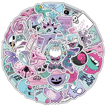 10/30/50TK Cute Cartoon Gooti Halloween Kolju Magic Kleebised DIY Sülearvuti Mootorratta Rula Kohver Telefon Kid Mänguasi Kleebis