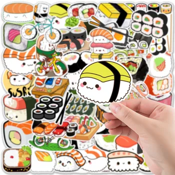 10/50tk Maitsvat Toitu Kleebised Cartoon Jaapani Toidu Armas Sushi Kleebised Decal Kleebis DIY Sülearvuti Vee Pudel Sülearvuti