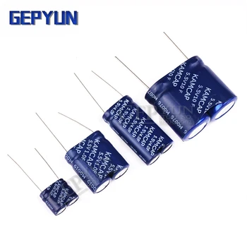 1TK Super farad kondensaator kondensaator koostisega tüüp Gepyun 5,5 V 0.5 F F F F F 1F 2F 3.5 F-4F 5F 7.5 F 10F 15F