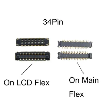 5tk 34 78 pin-Lcd Ekraan Ekraani Flex FPC Pistik Emaplaadi Samsung Galaxy A21S A217 A217F Laadimine USB Pordi Laadija 0