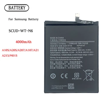 Algsest mahutavusest SIBAMA-WT-N6 Aku Samsung SAM Galaxy A10S A20S SM-A2070 A207F/M A107F/DS A21 A215 A107 Patareid Bateria