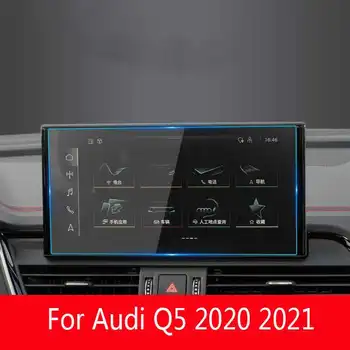 Audi Q5 2020 2021 Auto Raadio GPS Navigatsioon Ekraan Karastatud Klaasist Protector Film Auto Interjööri Kleebis Anti-scratch Film