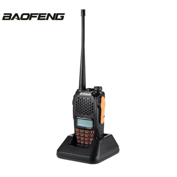 Baofeng UV6R Walkie Talkie VHF-UHF Falshlight VOX Ekraani Klaviatuuri DTMF-Peakomplekti ja Traadita Side FM-Raadio Skanner Vastuvõtja