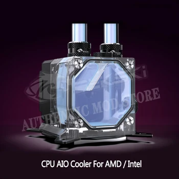 BYKSKI CPU AIO Vesi Jahedam AMD RYZEN 3600 AM3 AM4/INTEL1151 1150 X99 2011 PWM Pump Veehoidla ITX Gamer Kapp Radiaator