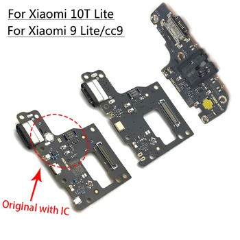 Eest Xiaomi Mi 9 10T lite Laadimine USB Pordi Juhatuse Flex Kaabli Ühenduspesa Mic Osad Xiaomi Mi CC9 Mikrofon Moodul 0