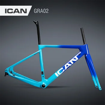 ICAN T700 carbon road bike kruusa bike ketaspidur kõik sisemine kaabel korter mount BB86 GRA02