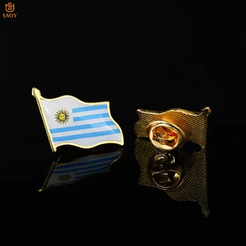 Lõuna-Ameerika Šveits Uruguay Viipab Lipu Sõle Mood Rinnamikrofon Patriot Reisida, Seljakott/Ülikond Pin Badge Ehted Unisex 0