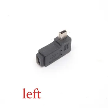 premium Mini USB Isane vasakule Nurga Mini USB Naissoost Kaas adapteriga muundurid uus