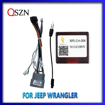 QSZN Canbus Kasti RP5-AHELS-004/CH-SS-04 Eest Jeep Nääkleja Kõrge konfiguratsioon Auto Raadio Android Koos Juhtmestiku toitekaabel