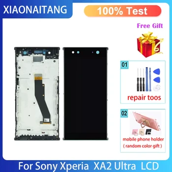 SONY Xperia XA2 Ultra C8 H4233 H4213 H3213 H3223 LCD Ekraan Puutetundlik Raami Digitizer Ekraan LCD 0