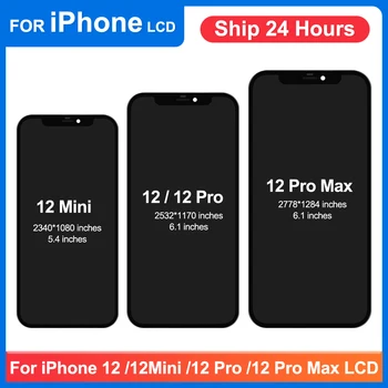 Super Kvaliteediga Originaal Display iPhone 12 12PRO 12mini OLED Ekraan Assamblee Asendaja iPhone12 iPhone 12ProMax Remont 0