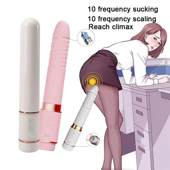 teleskoopsilindrit vibraator naine muutuva sagedusega sex machine kliitori teleskoopsilindrit vibraator fidget mänguasjad vibromasseur sucion femme
