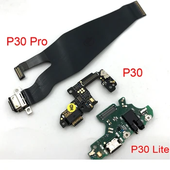 Uus Laadimine USB-Pordi Laadija Dock Plug Connector Board Koos Mic Mikrofon Huawei P20 Pro P30 Lite Pro