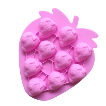 Uus Maasika Kuju Šokolaadi Hallitus Ice-Candy Jelly Pulm Teenetemärgi Köök Bakeware Toiduvalmistamis Fondant Kook Vahendid E385