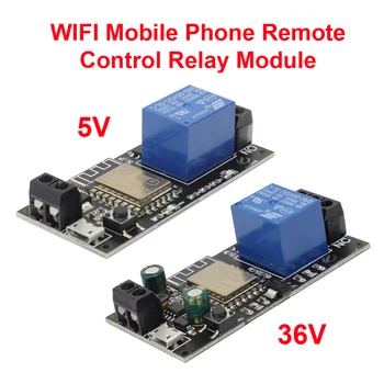 WIFI Relee Lüliti Moodul 5V 12V 24V 36V Traadita Intelligentne Kontrolli Seadme Smart Home Remote Controller Moodul Ajakava/Viivitus