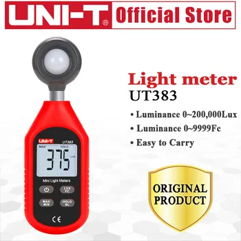 ÜHIK UT383 Digital Light Meter Lux Meeter 200,000 lux Illuminometers Fotomeeter Keskkonna-Tester