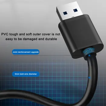 30cm USB 2.0 Splitter, 4 Porti kiire Laienemine Hilineb Neli USB Jaoturi Toide Port Rummud Arvuti Adapter 1