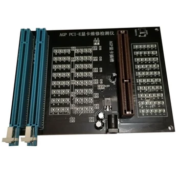 AGP PCI-E X16 Dual-Purpose Pistikupesa Tester Display Pilt, Video Kaart, Kontrollija Tester Graafika Kaardi Diagnostika Tööriist 1