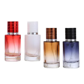 Gradient Värvi Klaas Parfüümi Pudeli Kaasaskantav Meik Õlid Vedeliku Mahuti Spray 50ml Pudel, Kosmeetikatoodete Serveerimiseks Pudel 1