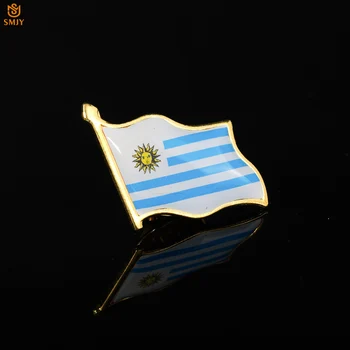 Lõuna-Ameerika Šveits Uruguay Viipab Lipu Sõle Mood Rinnamikrofon Patriot Reisida, Seljakott/Ülikond Pin Badge Ehted Unisex 1