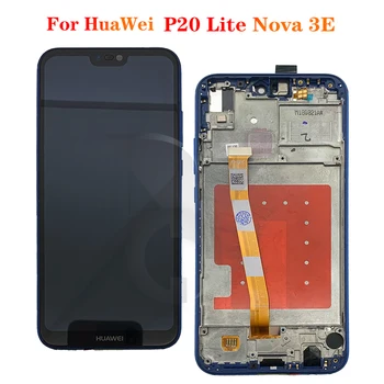 Näiteks Huawei P20 LCD Ekraan EML-L22 EML-L09 EML-L 29 Eest HUAWEI P20 Lite ANE-LX1 Nova 3e LCD Ekraan Puutetundlik Ekraan 1
