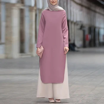 Ramadan Eid Mubarak Abaya Dubai Türgi Hijab Moslemi Komplekti Kleit Islam Riided Naistele Komplektid Musulman Seal Kaftan Rüü Femme Ete 1