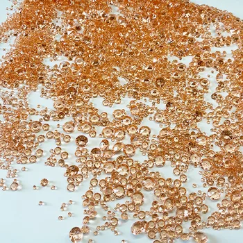 4000Pcs Rose Gold Tabel Konfetit Pulm Kristallid Akrüül Teemandid Kive Vaas Täiteaineid Sünnipäeva Baby Shower Pool Tabel 2