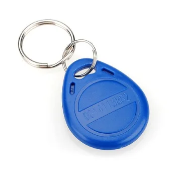 Ukse Võtme Kiip 10tk Sinine Värv RFID KeyFobs 125KHz Proximity ABS Sildid Juurdepääsu Kontrolli TK4100/EM Ei ole Kirjutatav 2