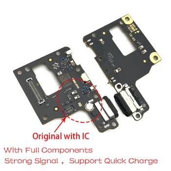 Eest Xiaomi Mi 9 10T lite Laadimine USB Pordi Juhatuse Flex Kaabli Ühenduspesa Mic Osad Xiaomi Mi CC9 Mikrofon Moodul 3