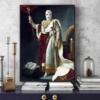 Maskeeritud Kunstniku Plakat Vintage Lõuendile Maali Criss Bellini Prindib Kunsti Teoseid Kodus Seina elutoa Kaunistamiseks Pilt Cuadros 3