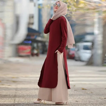 Ramadan Eid Mubarak Abaya Dubai Türgi Hijab Moslemi Komplekti Kleit Islam Riided Naistele Komplektid Musulman Seal Kaftan Rüü Femme Ete 3