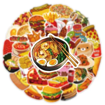 10/30/50TK Armas Toidu Burger Friikartuleid Gourmet Cartoon Kleebised DIY Sülearvuti Pagasi Rula Graffiti Kleebised Kleebise Lapsele 4