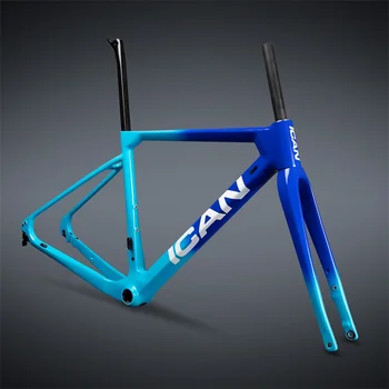ICAN T700 carbon road bike kruusa bike ketaspidur kõik sisemine kaabel korter mount BB86 GRA02 4