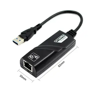l USB 3.0 Gigabit Ethernet RJ45 LAN (10/100/1000) mbit / s Võrgu Adapter ARVUTI Sülearvuti Win 4