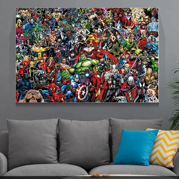 Marvel Lõuendile Maali Superkangelane ämblikmees Plakatid ja Pildid Seina Art Pilte Cuadros eest elutuba Põhjamaade Home Decor Kingitused 4