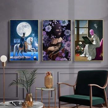 Maskeeritud Kunstniku Plakat Vintage Lõuendile Maali Criss Bellini Prindib Kunsti Teoseid Kodus Seina elutoa Kaunistamiseks Pilt Cuadros 4