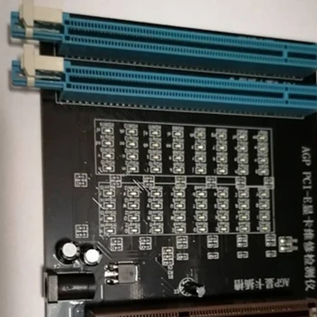 AGP PCI-E X16 Dual-Purpose Pistikupesa Tester Display Pilt, Video Kaart, Kontrollija Tester Graafika Kaardi Diagnostika Tööriist 5
