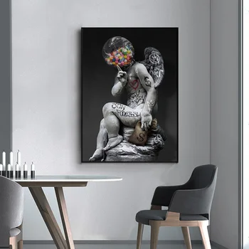 Maskeeritud Kunstniku Plakat Vintage Lõuendile Maali Criss Bellini Prindib Kunsti Teoseid Kodus Seina elutoa Kaunistamiseks Pilt Cuadros 5