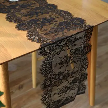 Pehme ripsmete pits sisekujundus riie DIY riided kodus laua kaunistamiseks pits riidest lapiga 0