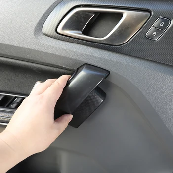 Eest 2015-2022 Ford Ranger Wildtrak ABS Must Auto Multifunktsionaalne Ees Ukse Taga Ladustamise Kasti Telefon Sahtel Auto Salongi Osad 3