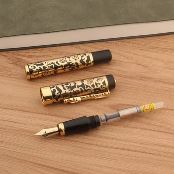 Maksuvabastust, Purskkaev Pliiats Golden Dragon Pen Äri Kontori Koolitarbed Kirjutamine Pliiatsi 4